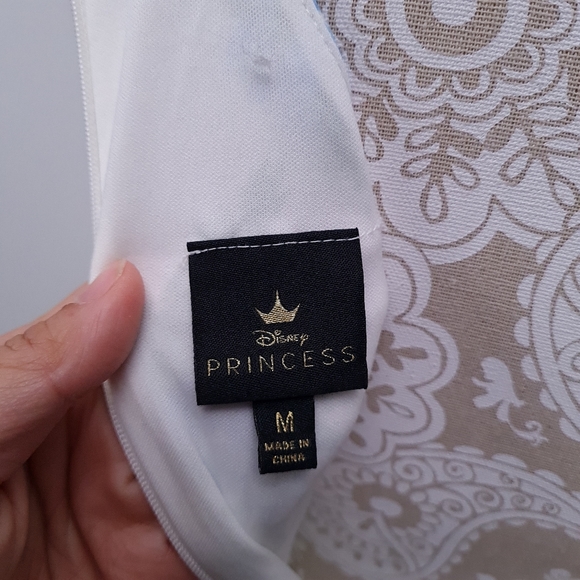 Disney Princess Floral Rose Ruffle Chiffon Dress Size M - Picture 10 of 16